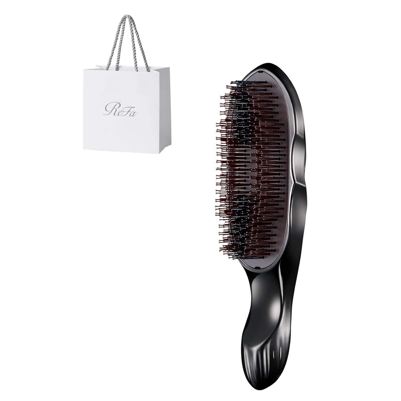 Расческа массажная ReFa Ion Care Brush Premium, black