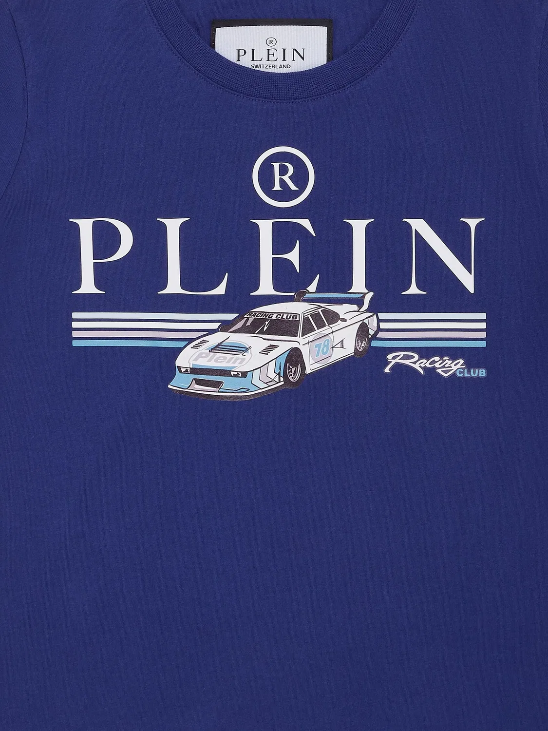 Футболка с принтом Cars Racing Philipp Plein, темно-синий — фото 2