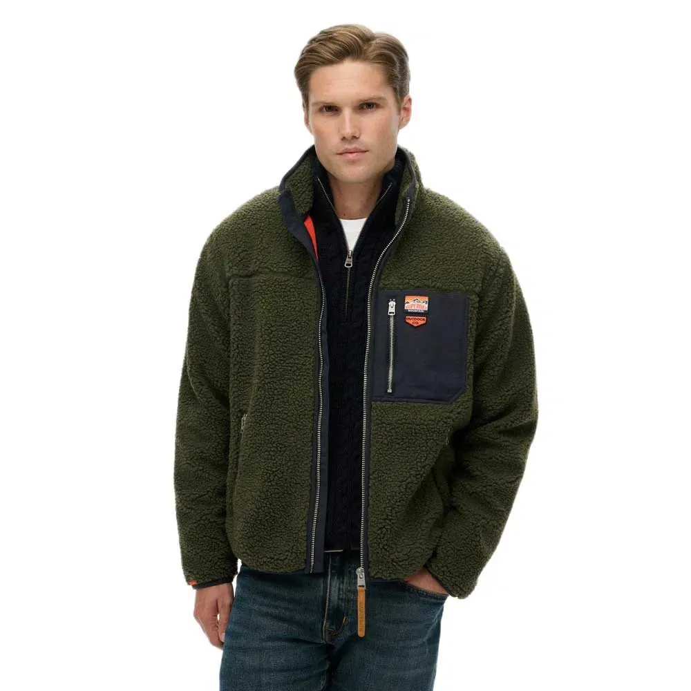 Куртка Vintage Retro Superdry, зеленый
