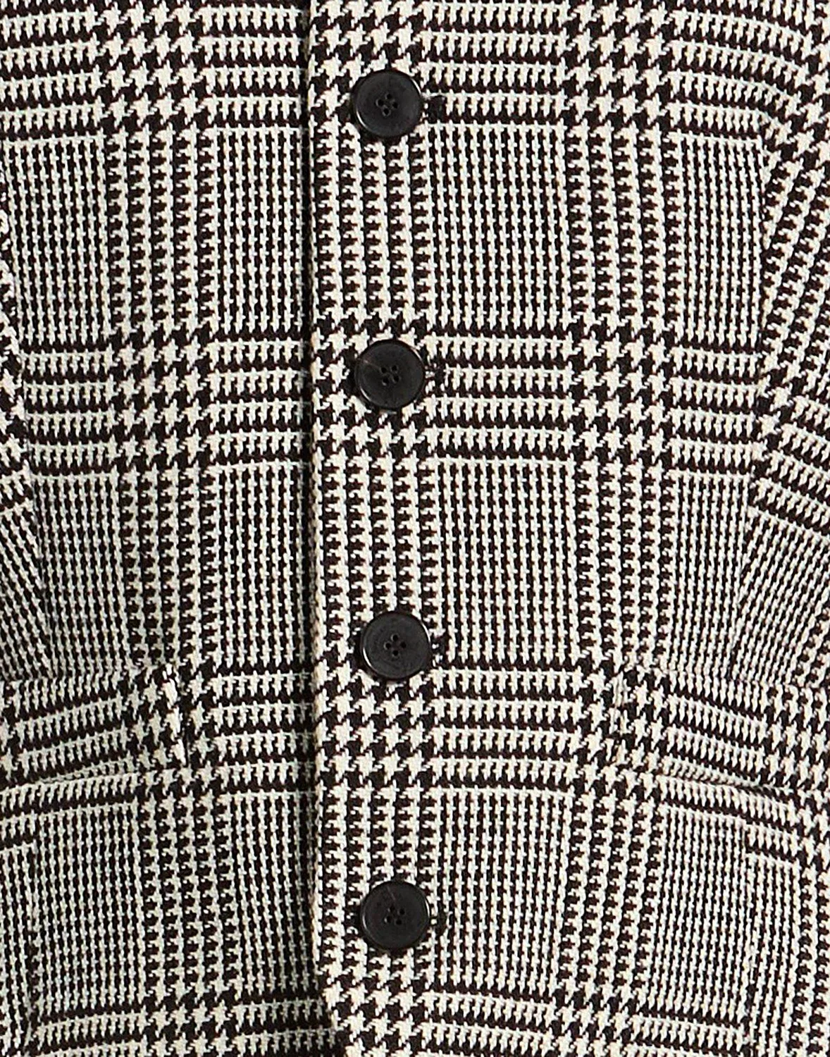 Женский жилет из твида с принтом Glen Plaid Dior, черный — фото 4