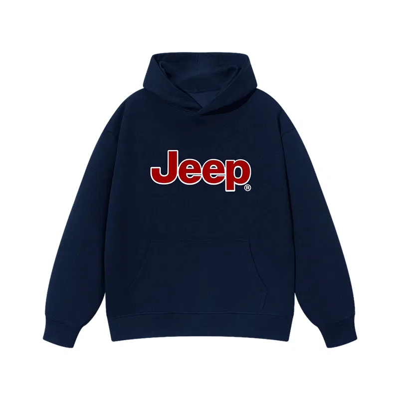 Детский свитшот с капюшоном, плотный, Jeep, Navy