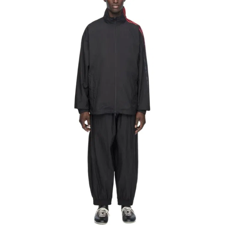 Детские трикотажные спортивные штаны с манжетами Y-3, Black — фото 4