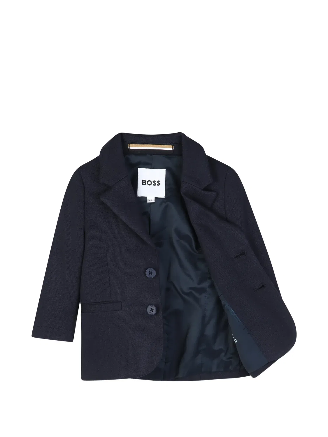 Костюм-двойка с заостренными лацканами Boss Kidswear, синий — фото 4