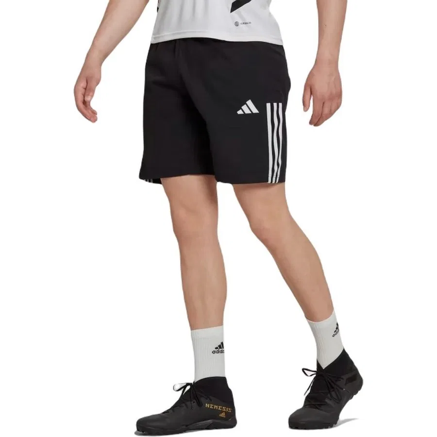 Шорты спортивные с принтом TIRO23 C Dt Sho adidas, Черный