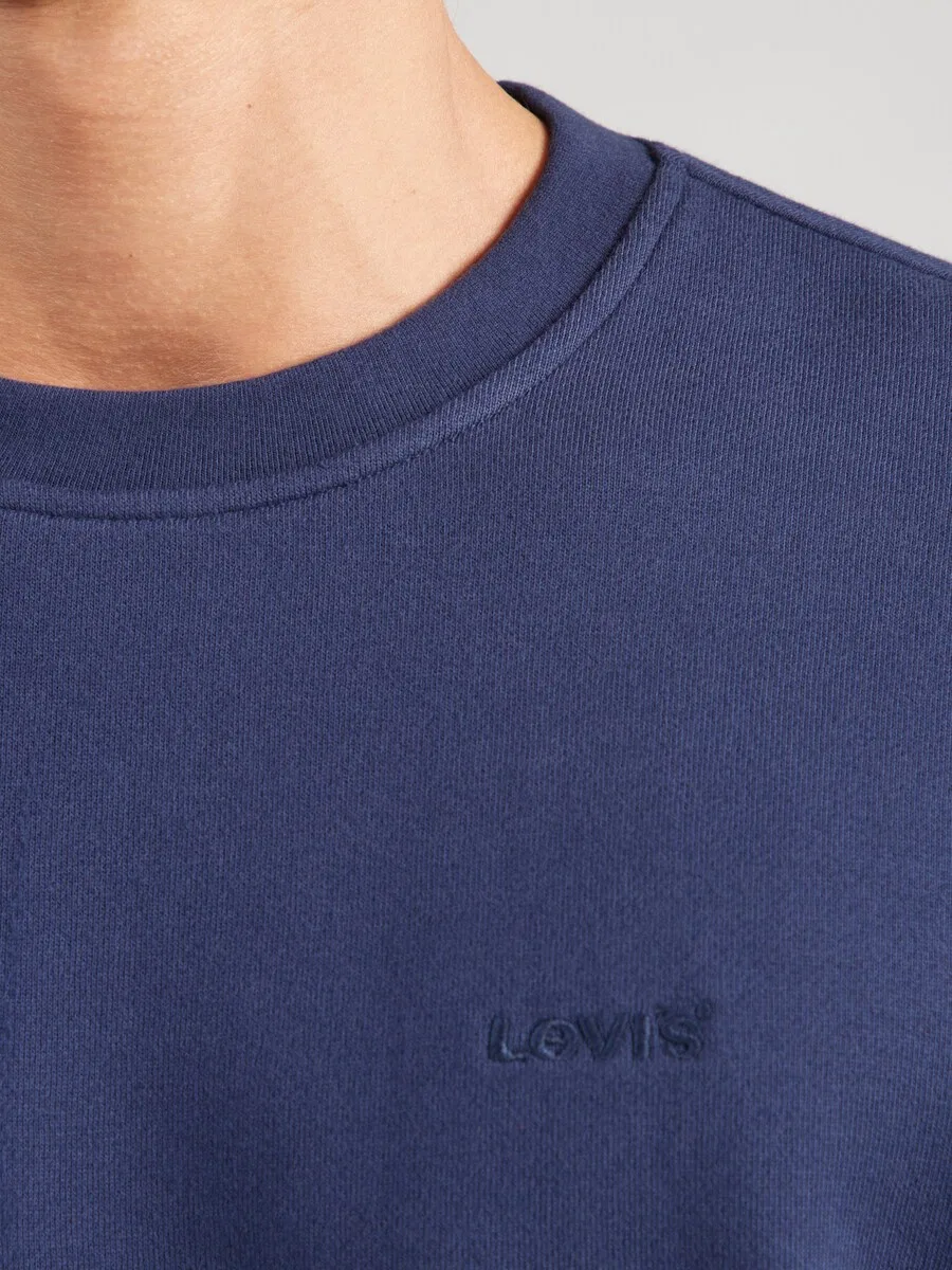 Толстовка LEVI'S 'Levi's Sweats Crew' темно-синего цвета — фото 3