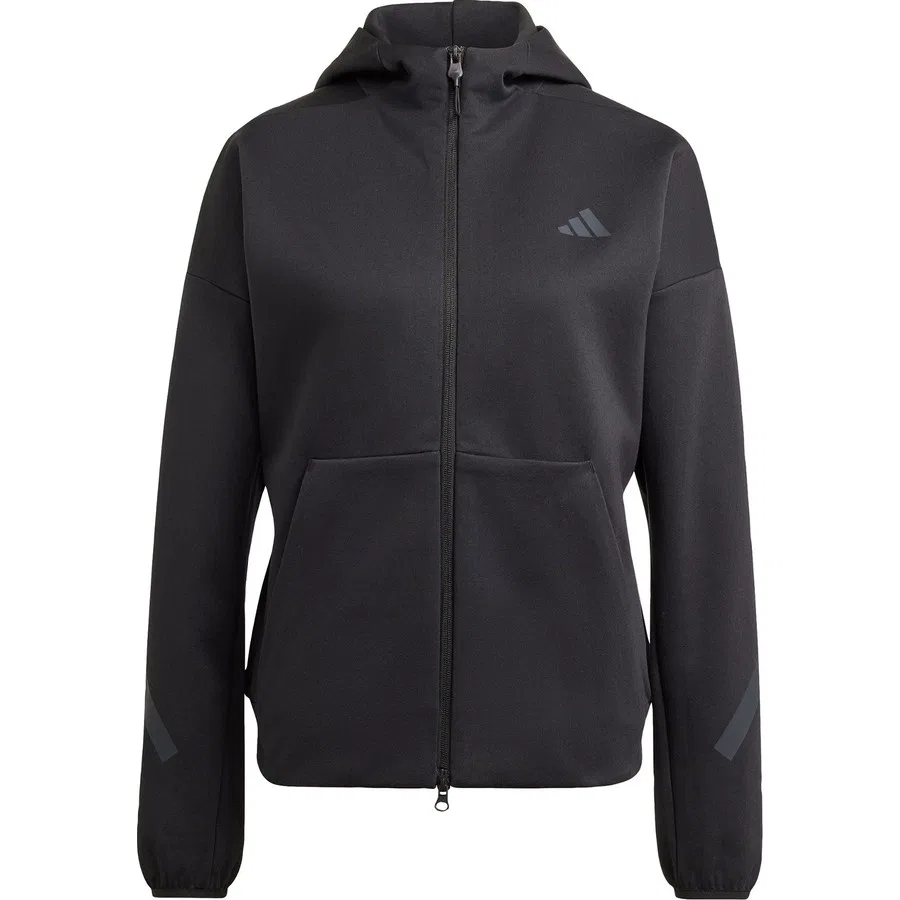 Худи с капюшоном на молнии Z.N.E. Full Zip adidas, Черный — фото 3