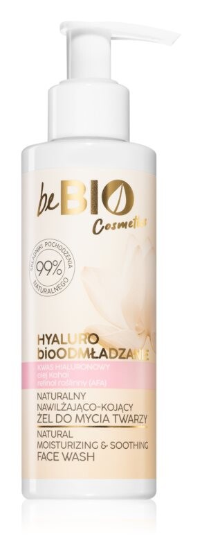 

Успокаивающий увлажняющий гель для идеального очищения кожи beBIO Hyaluro Bio Rejuvenation