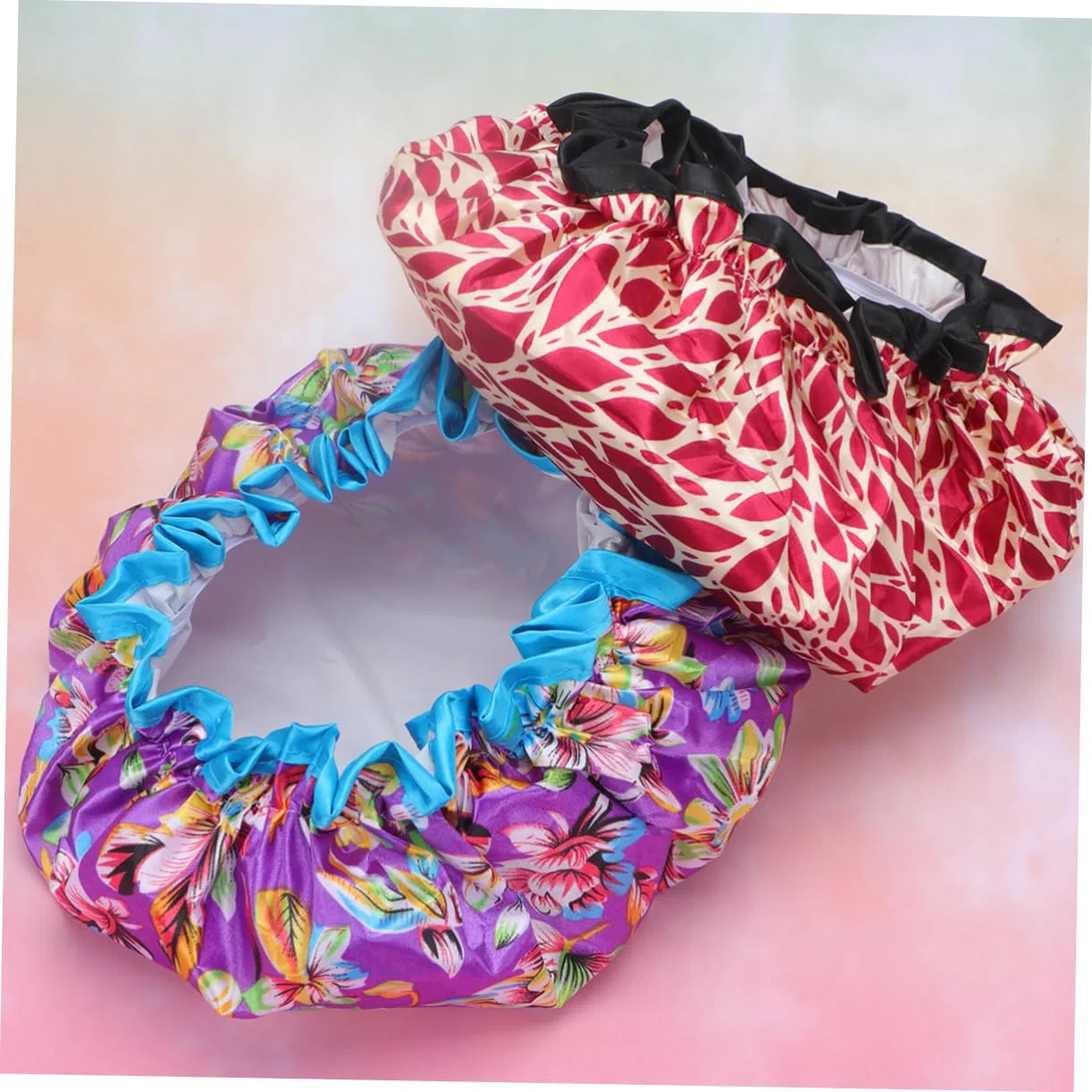 Шапочка для душа 2-Pack, Minkissy, Assorted Colours — фото 3