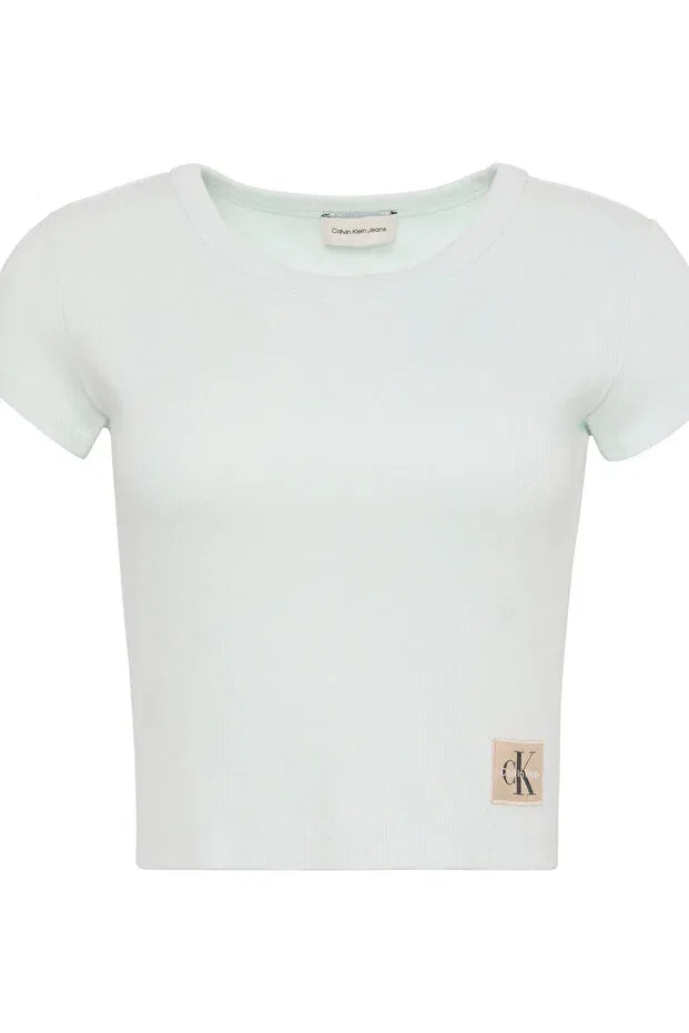 Женская футболка хлопковая Calvin Klein, Water Green