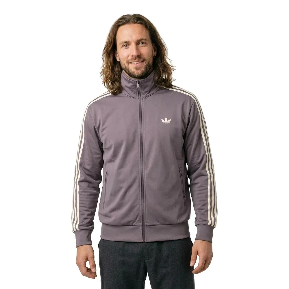 Мужской свитшот с молнией Firebird Adidas Originals, Purple — фото 2