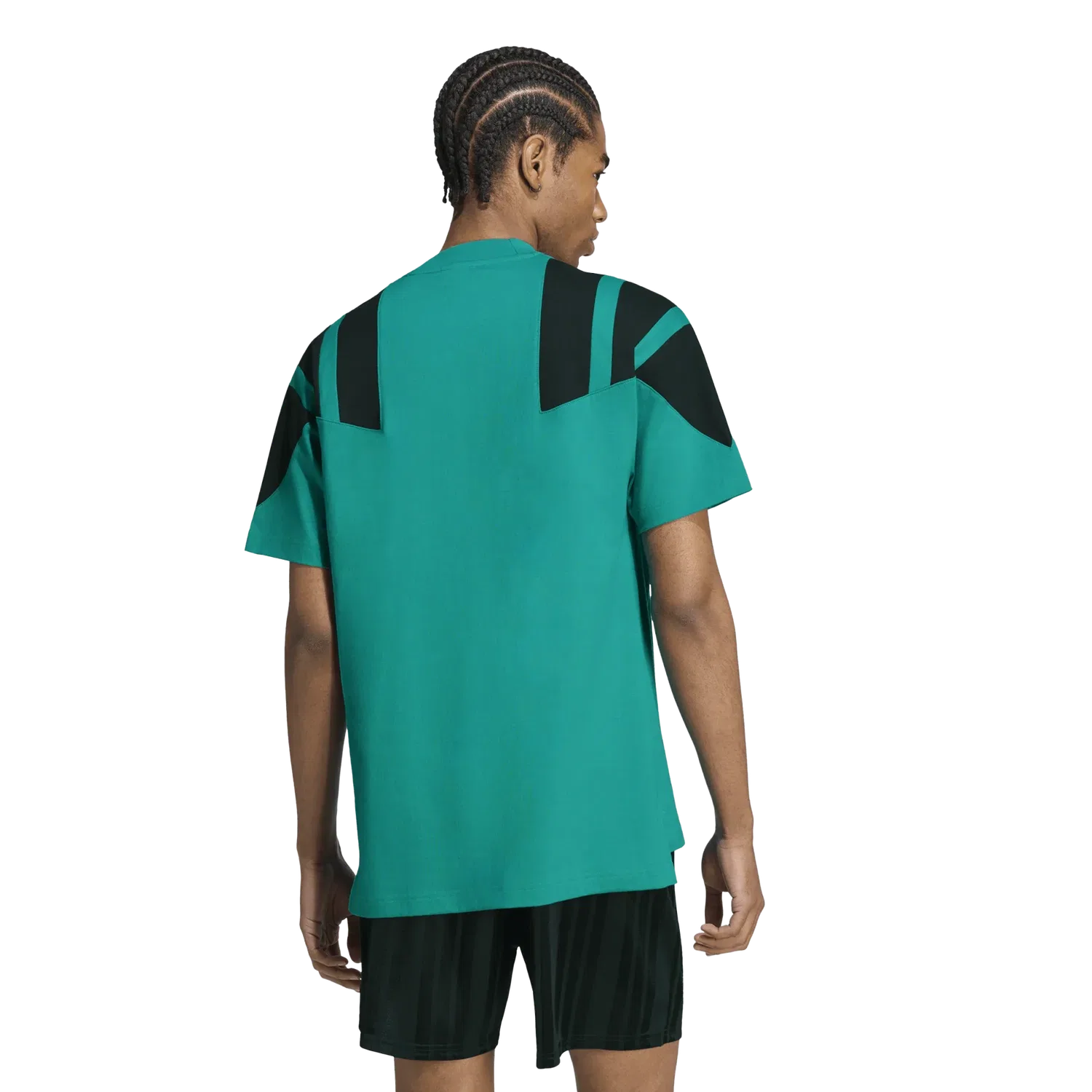 Мужская футболка с круглым вырезом Adidas, Dark Cyan — фото 4