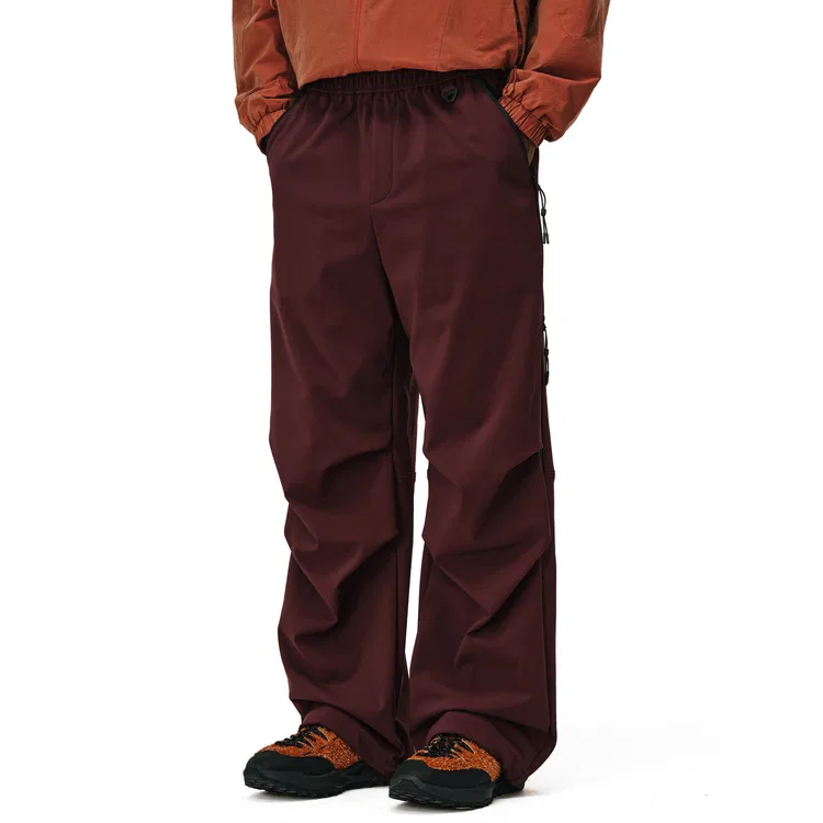Детские свободные брюки-парашют FPA, Dark Red