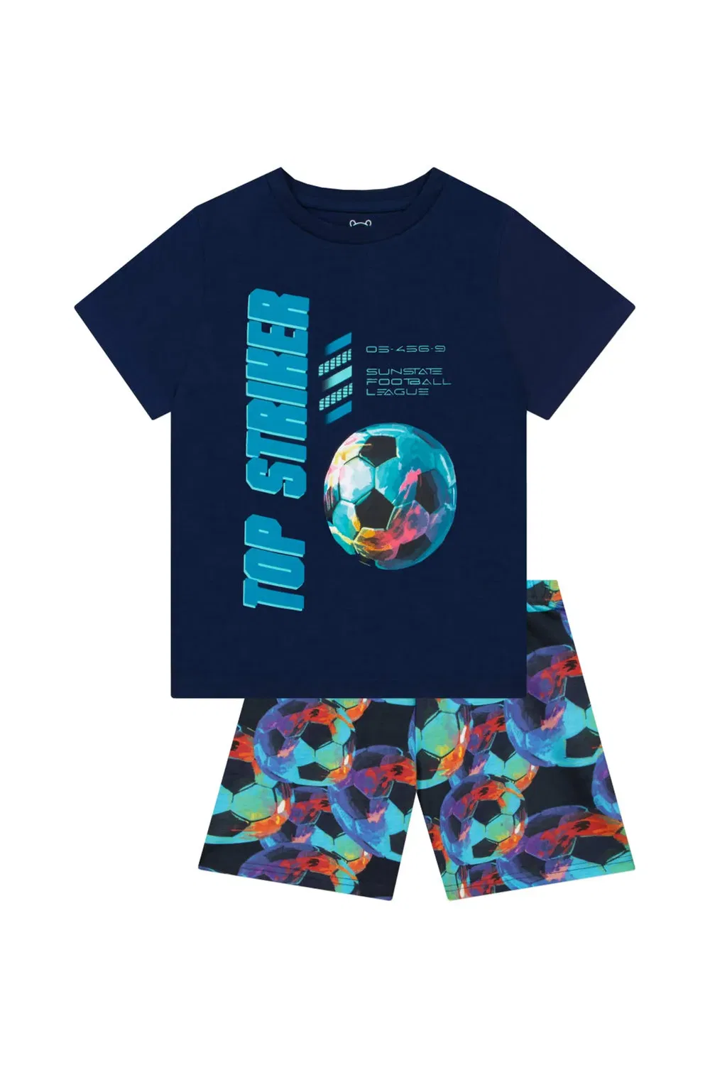 Детский комплект пижамы с шортами Football Harry Bear, Multi