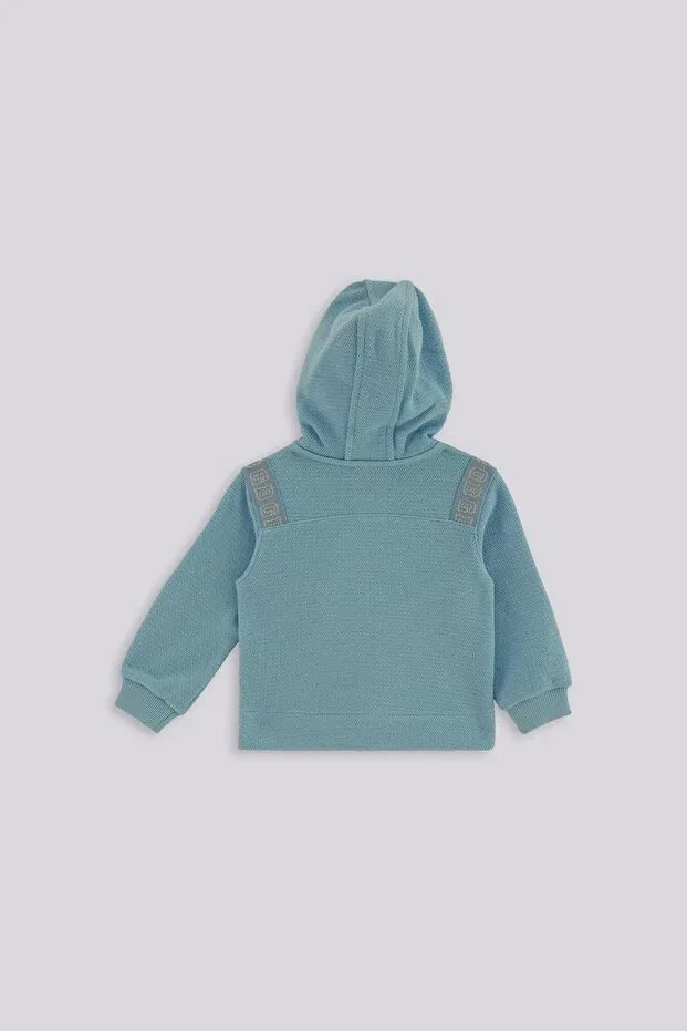 Детская толстовка для девочек с капюшоном Gb Baby, Blue — фото 3