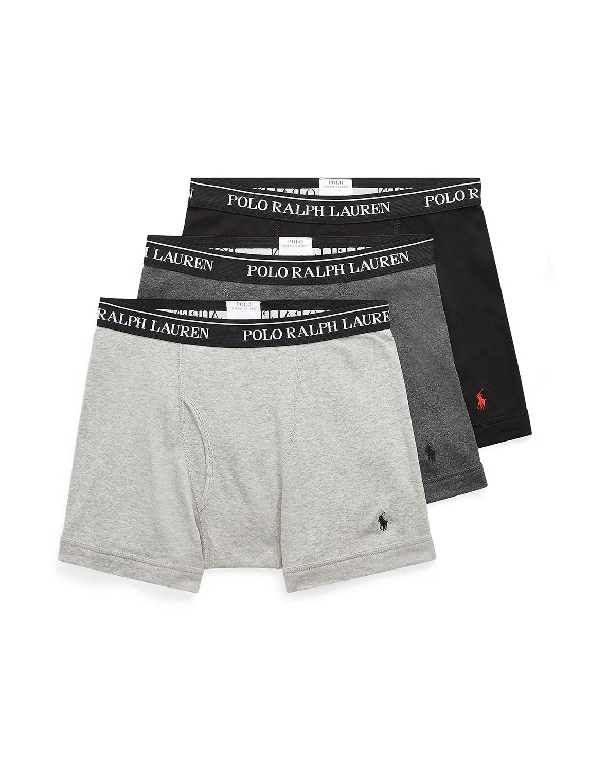 Мужские боксеры с принтом Polo Shirt POLO RALPH LAUREN, Andover/Madison/Polo Black - Pack of 3