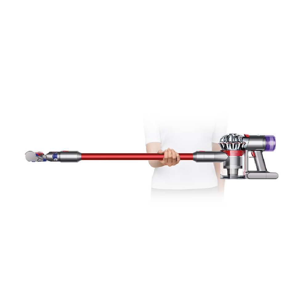Пылесос Dyson V8 Slim Fluffy (2024), (CN), Red/Nickel — фото 4