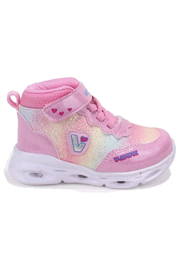 Детские ботинки для девочек с ортопедической стелькой Poni 946b25k430 Vicco, Pink — фото 2