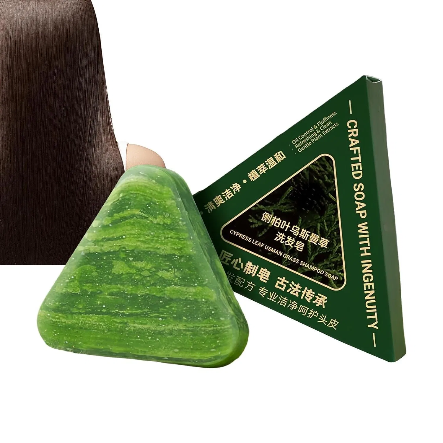 Generisch Твердый шампунь-плитка, 120 г, Scent Name S