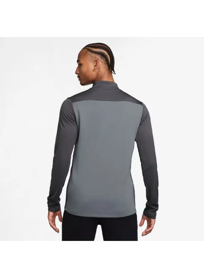 Лонгслив с длинным рукавом Dri-Fit academy 25 brasil drill top Nike, серый — фото 2