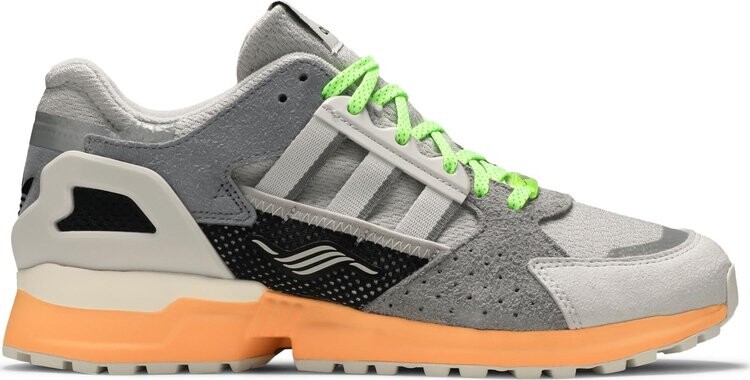 

Кроссовки Adidas ZX 10000 C 'Grey Acid Orange', серый