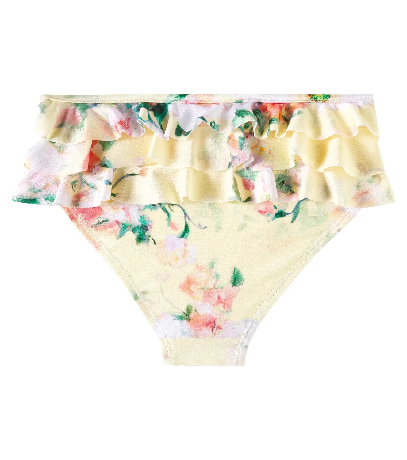 Плавки бикини с цветочным принтом Everley Zimmermann Kids, Yellow Watercolour Floral — фото 4
