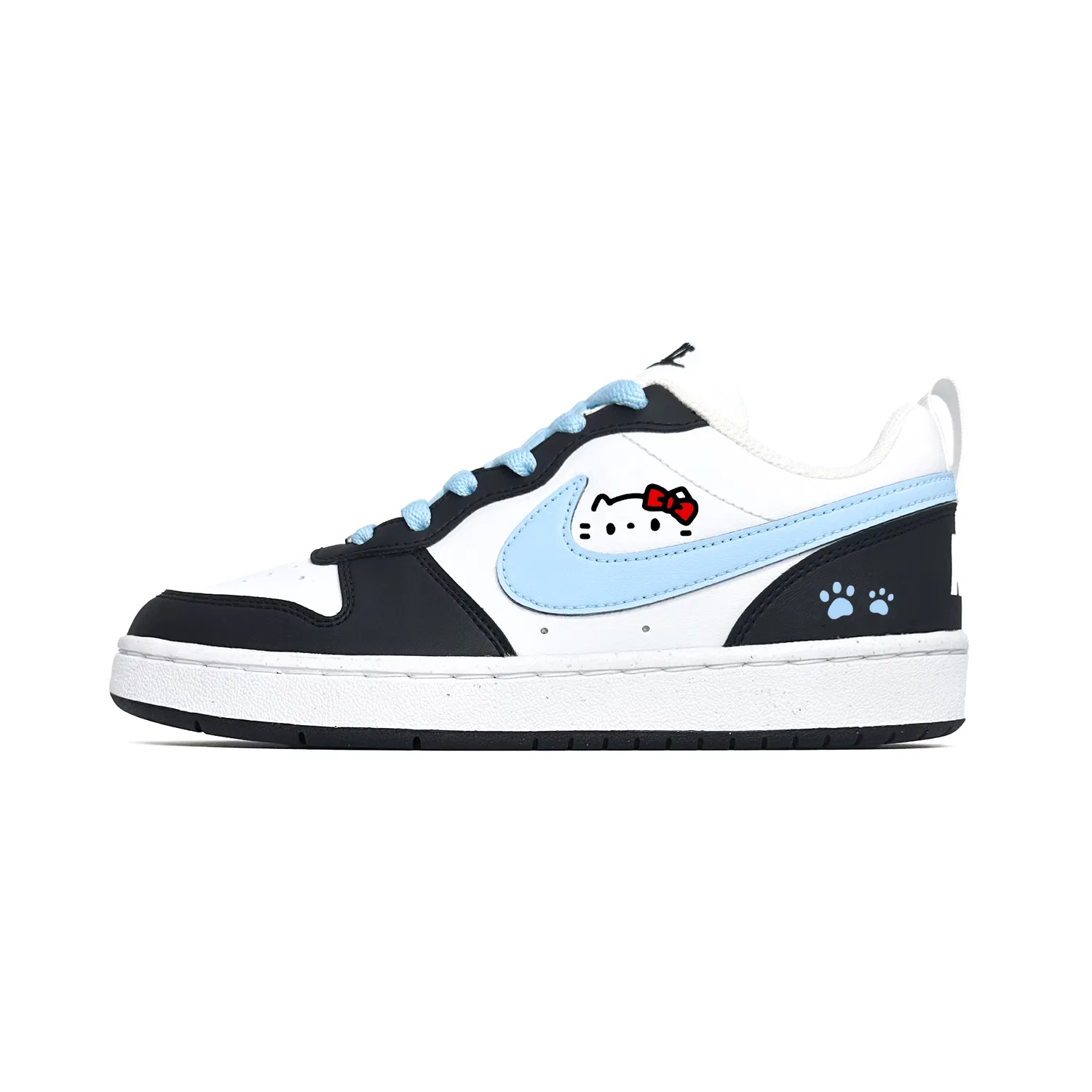 Детские кроссовки для скейтбординга с низким верхом Court Borough, Nike, Blue/White/Black