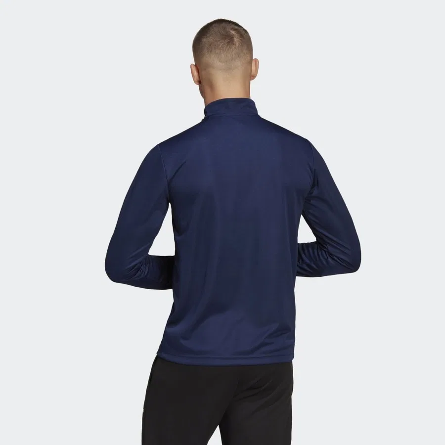 Спортивный свитшот с длинным рукавом и полузастежкой adidas Entrada 22 Training, Синий — фото 2