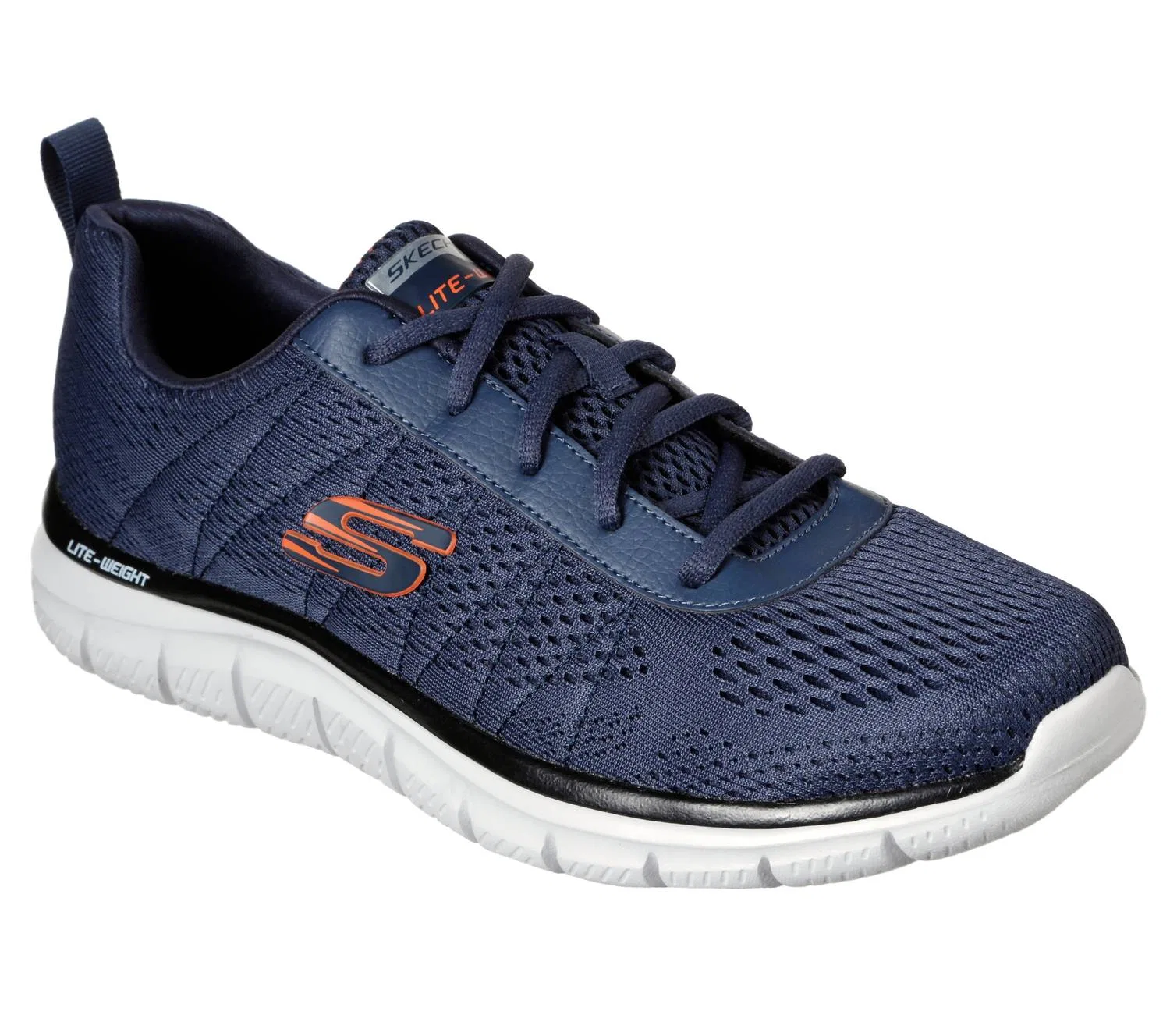 Skechers Мужские спортивные кроссовки Track Moulton темно-синего цвета — фото 2