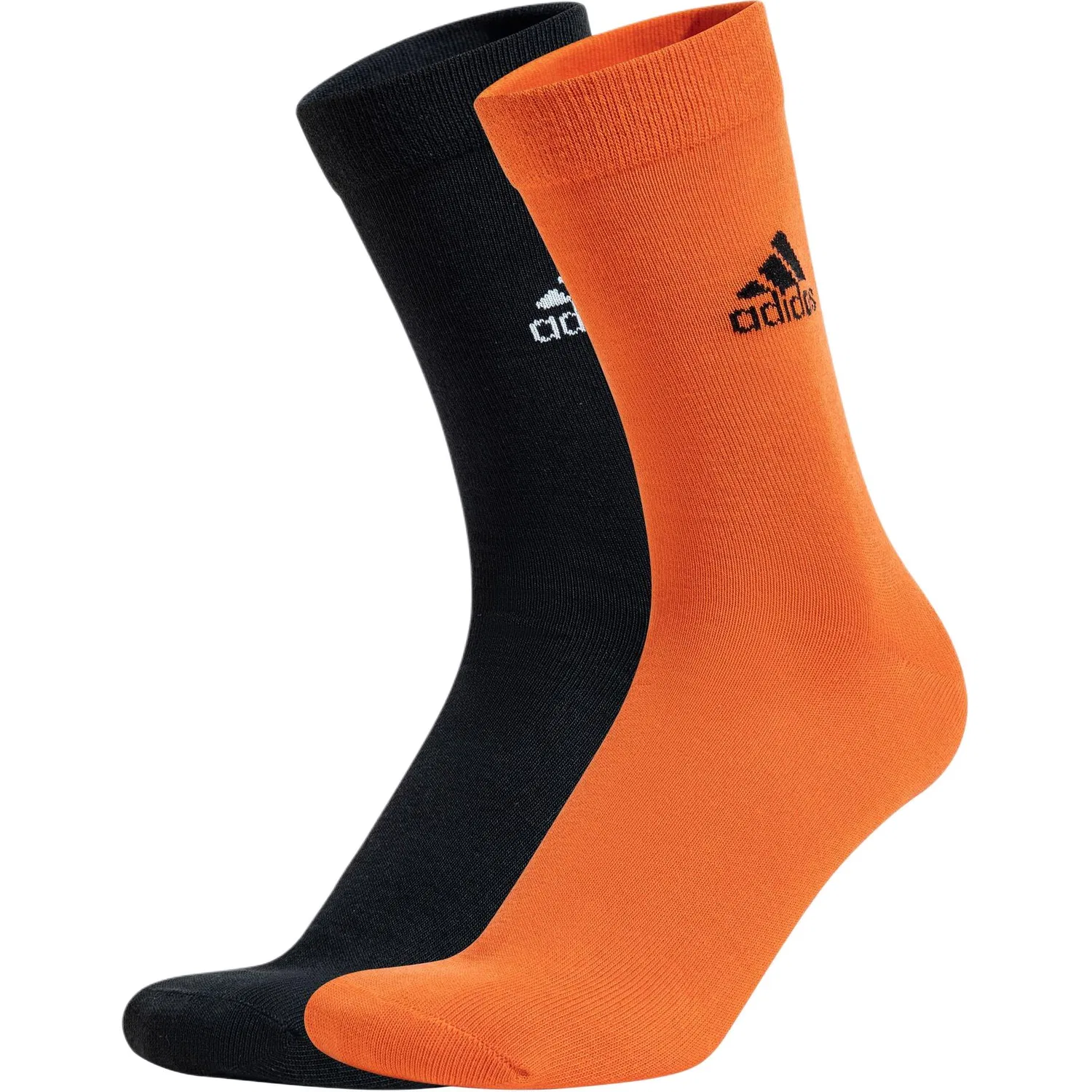 Женские носки с принтом Adidas, Half Impact Orange+Black