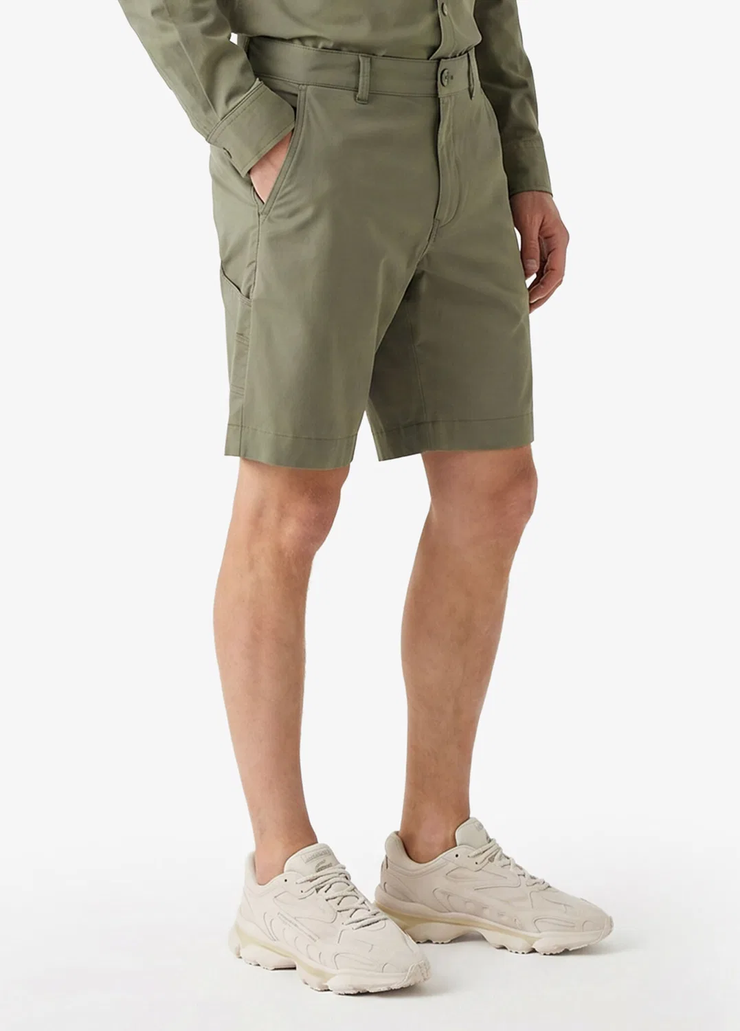 Шорты бермуды Relaxed Fit Lacoste, Haki — фото 3