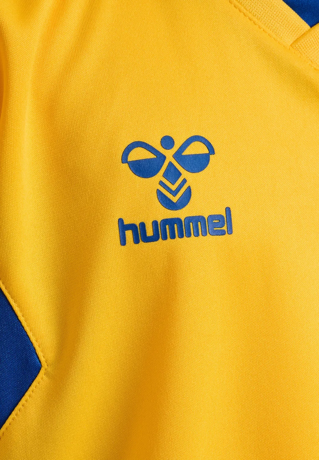 Оригинальная спортивная футболка Hummel, Sports Yellow True Blue — фото 3