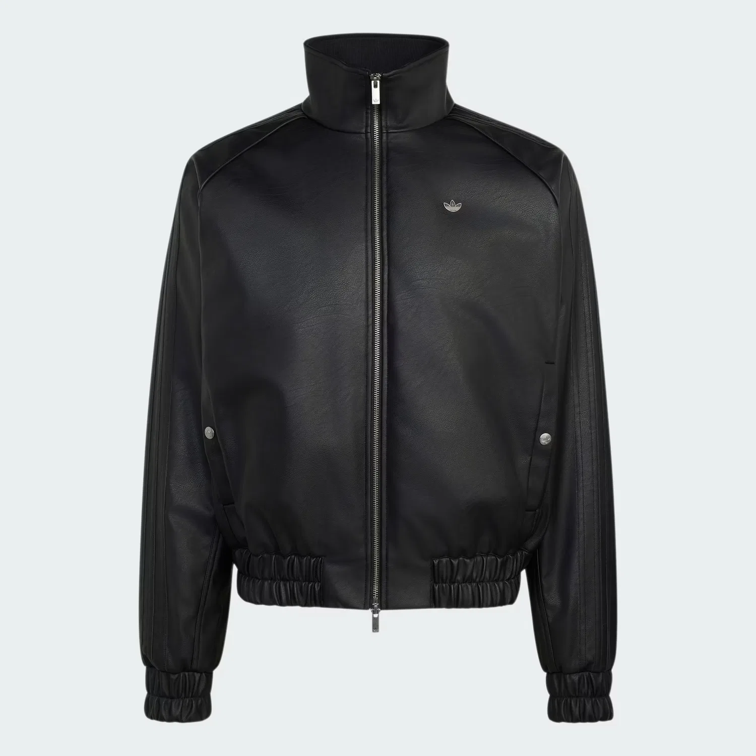 Мужская спортивная куртка оверсайз Premium SST Tracktop Adidas Originals, черный — фото 4