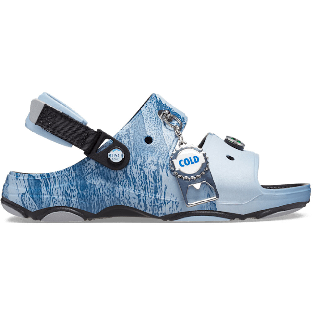 

Шлепанцы Busch Beer X Crocs Classic All-Terrain, синий/голубой