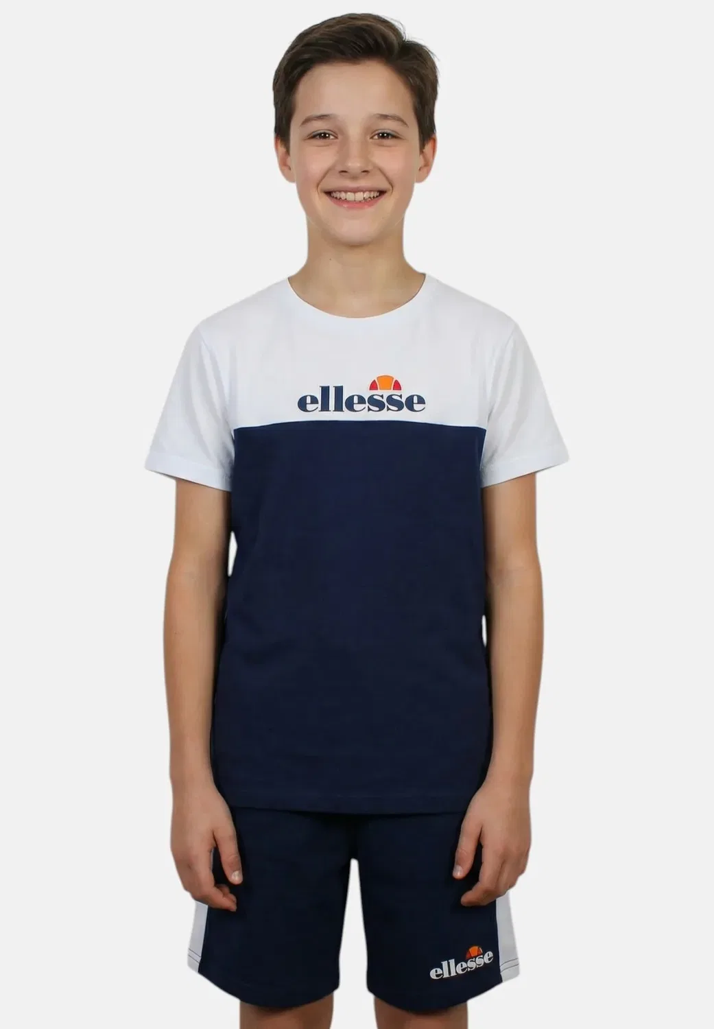 Комплект - футболка с принтом Ellesse, Marine