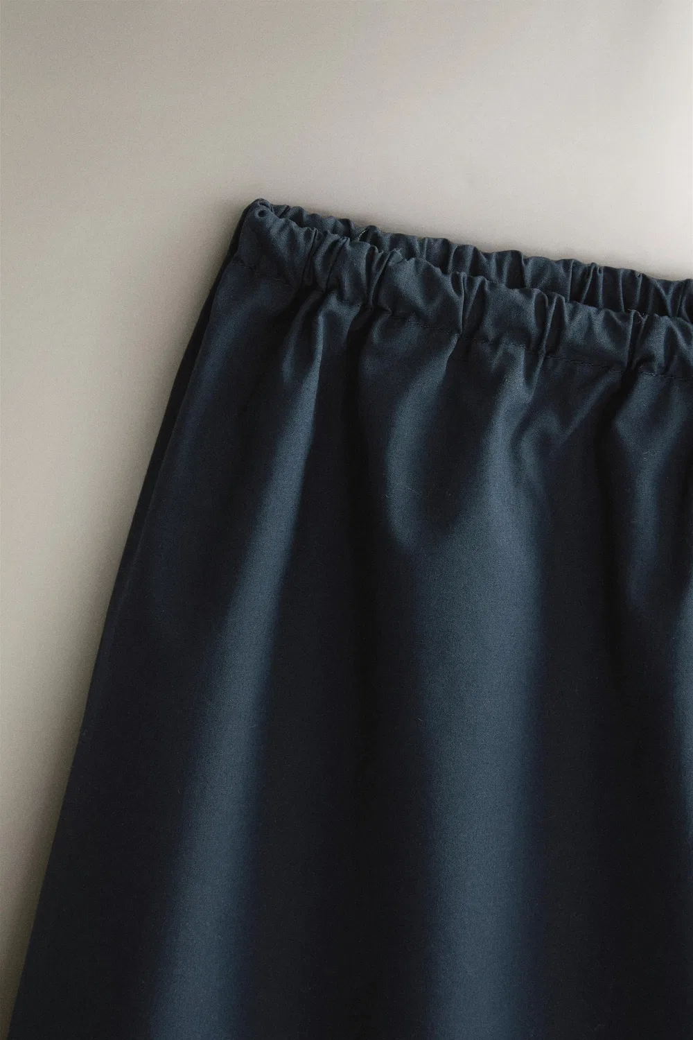 Обычные хлопковые шорты ZARA, Navy blue — фото 2