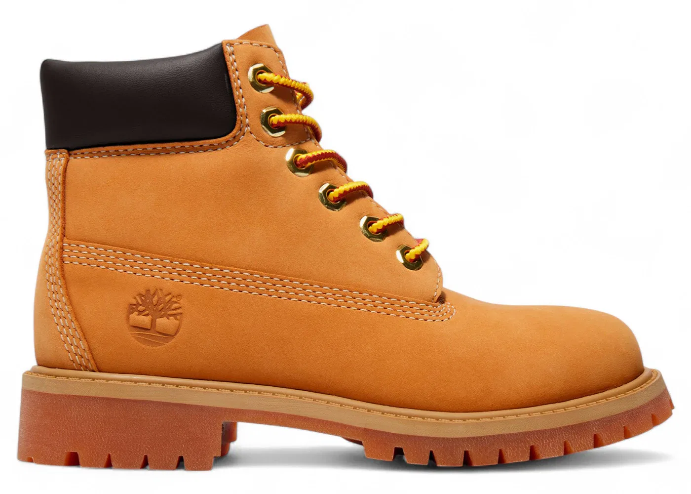 Детские ботинки водонепроницаемые Timberland 6" Premium Waterproof Boot, Wheat Nubuck