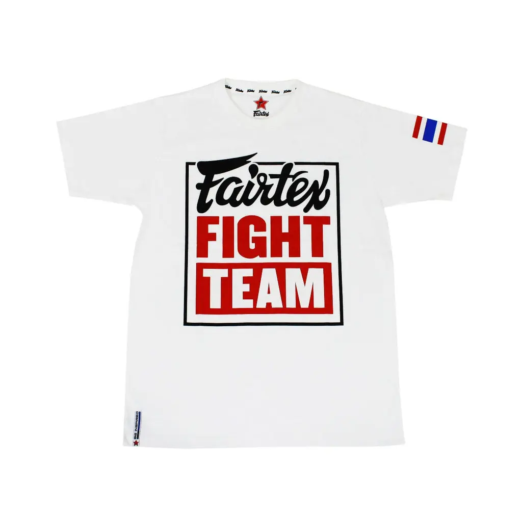 

Спортивная футболка Fairtex "Fairtex Fight Team", размер M, белый/красный