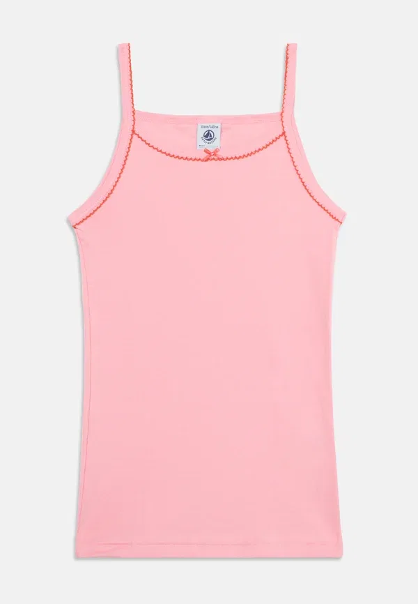 Майки 3 шт, хлопок, Chemises 3 pack, Petit Bateau, pink, розовый — фото 3