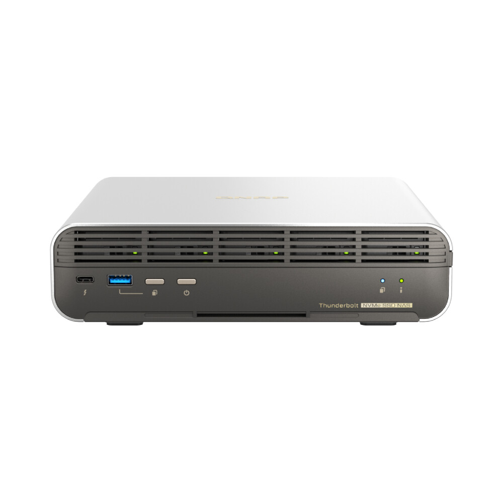 

Сетевое хранилище QNAP TBS-h574TX, 16 ГБ, i5-1340PE, белый