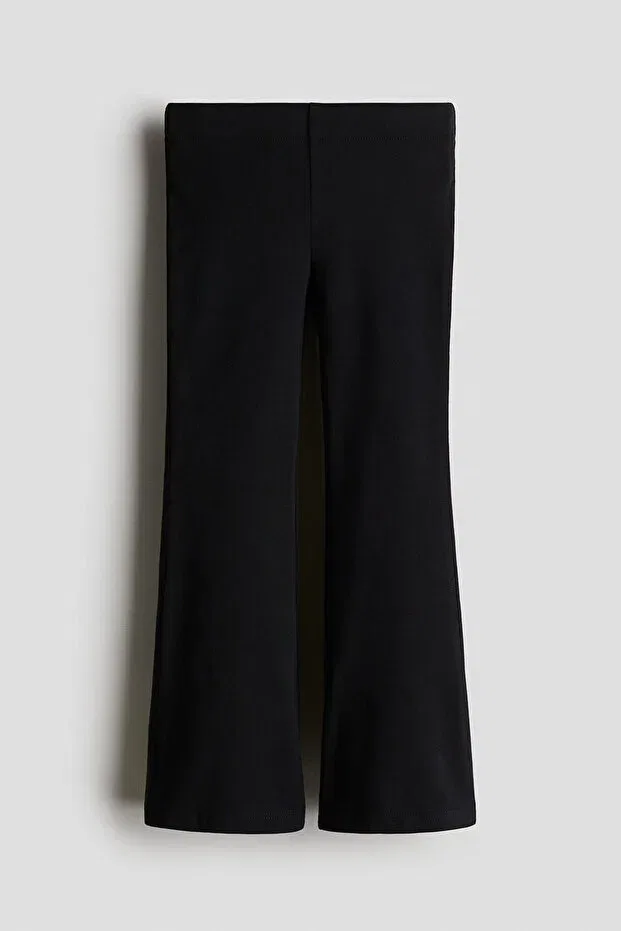 Детские леггинсы для девочек с расклешенной штаниной H&M, Black