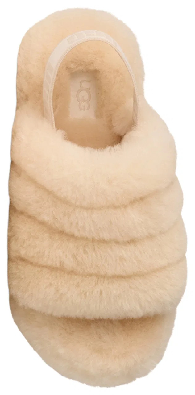 Сандалии для девочек Fluff Yeah UGG, цвет Sea Salt/Natural — фото 4