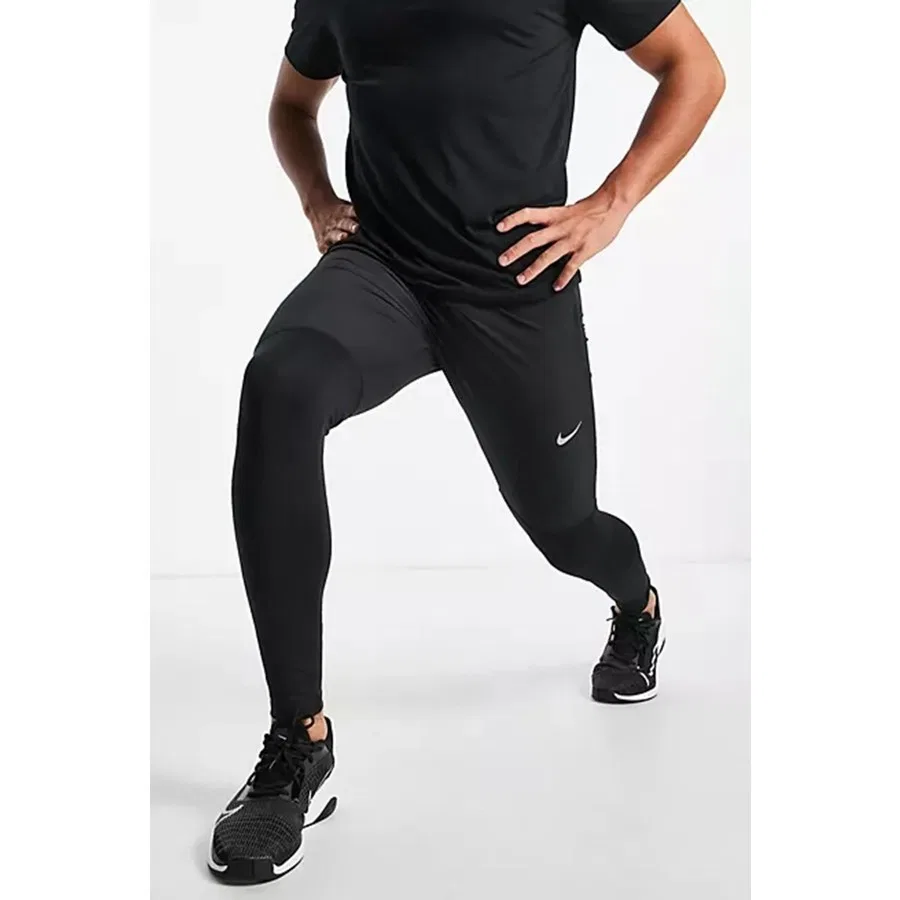 Спортивные брюки Nike Running Uv Challenger Dri Fit Hybrid Joggers Black, Черный — фото 3