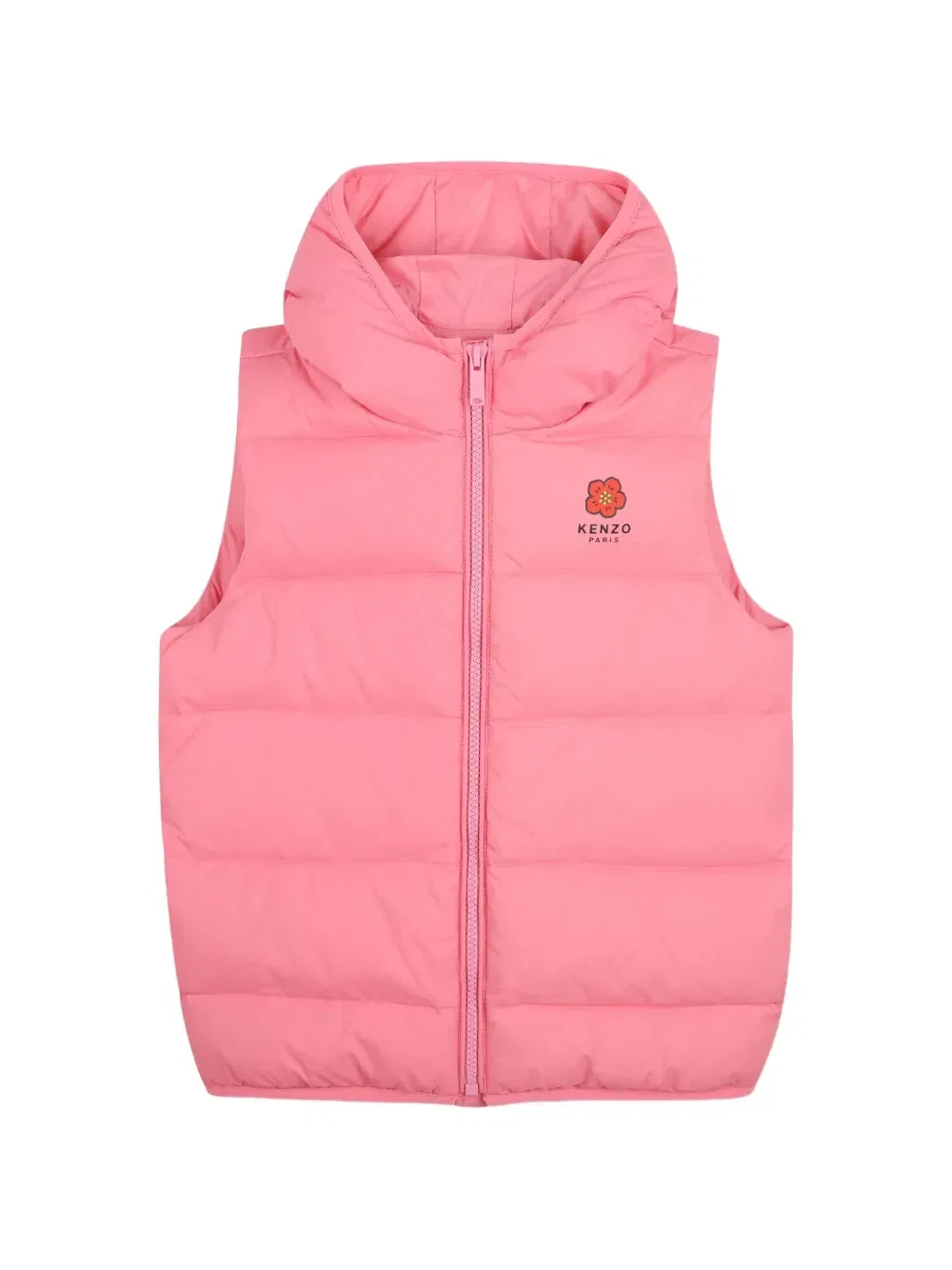 Дутый жилет Boke Flower Kenzo Kids, розовый