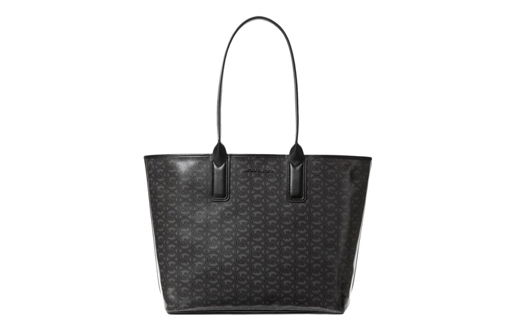 

Сумка-шоппер из полиэстера, Собачий зуб, Через плечо, Женская черная MICHAEL KORS