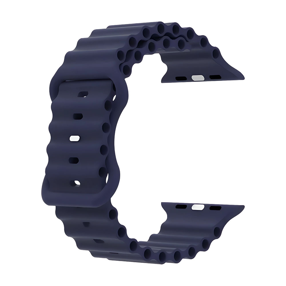 

Ремешок Wepro Ocean для часов Apple Watch 42 мм, 150-220 мм, синий