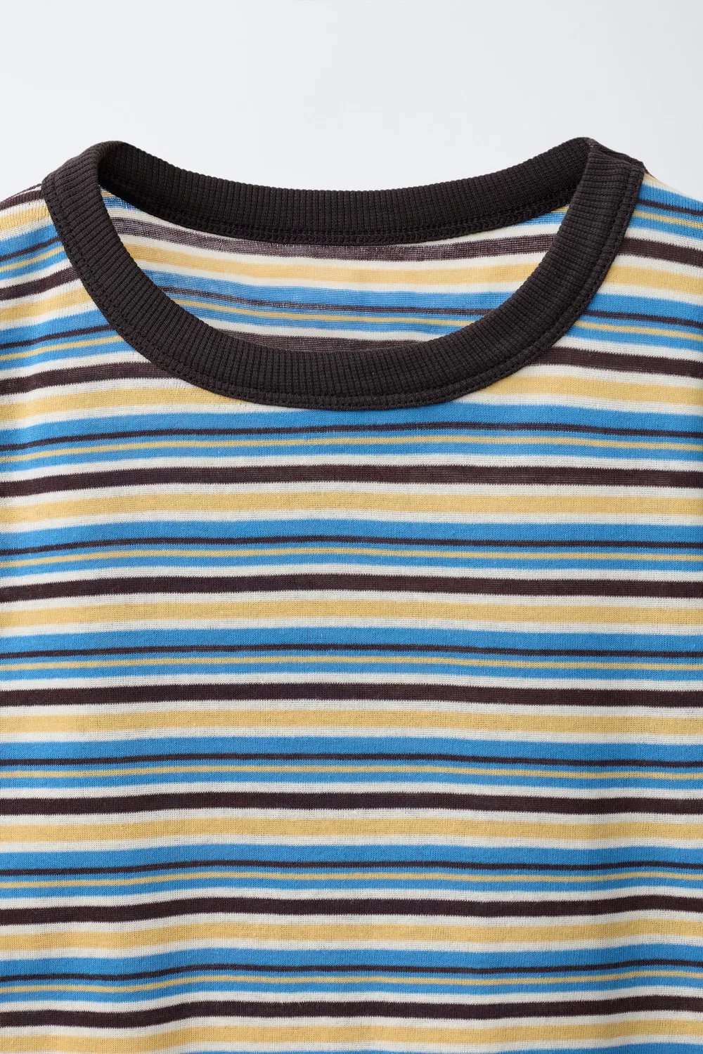 Полосатая футболка ZARA, Multicoloured — фото 3