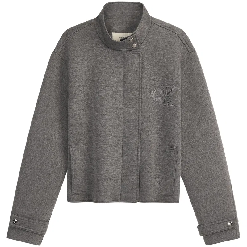 Женская куртка с воротником-стойкой P7E Hero Gray Calvin Klein, Hero Gray