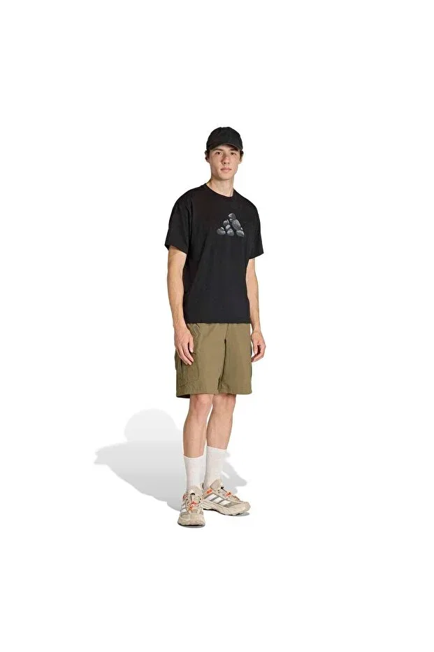 Женская спортивное футболка с принтом U rocks g t unisex sports t-shirt kb9666 Adidas, Black — фото 3