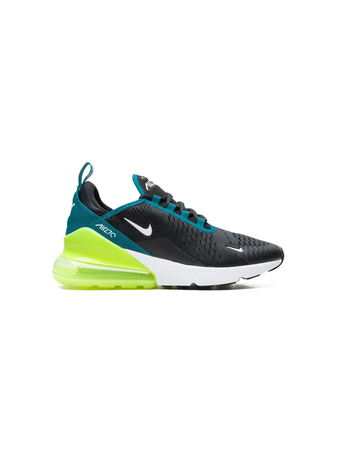 Nike Кроссовки Air Max 270 "Черный/Яркий Пух/Вольт" — фото 3