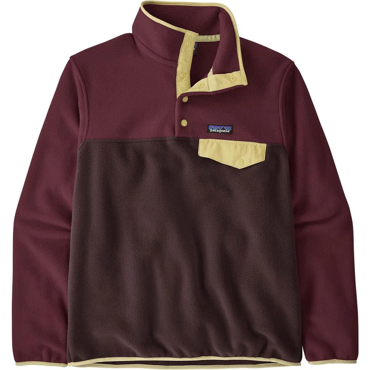 Женский легкий флисовый пуловер Synchilla Snap-T Patagonia, Den Brown